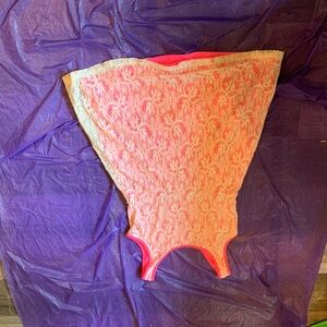 Bobbi Brown Pink Lace Mini Dress